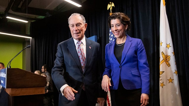 Rhode Island governor backs Mike Bloomberg for president