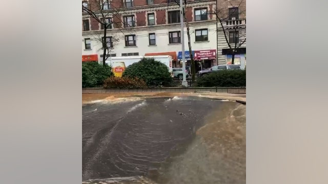 Water main break in Morningside Heights causing subway problems