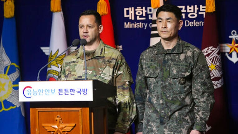 Virus Outbreak US South Korea Military