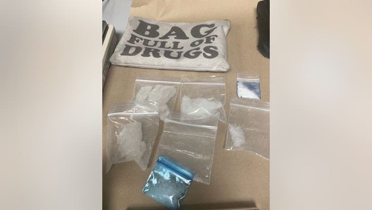 Bag full of drugs seized