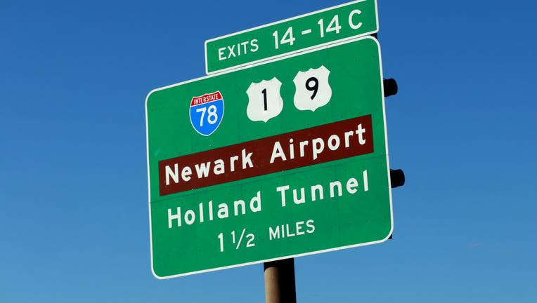 New Jersey Turnpike in Newark, New Jersey