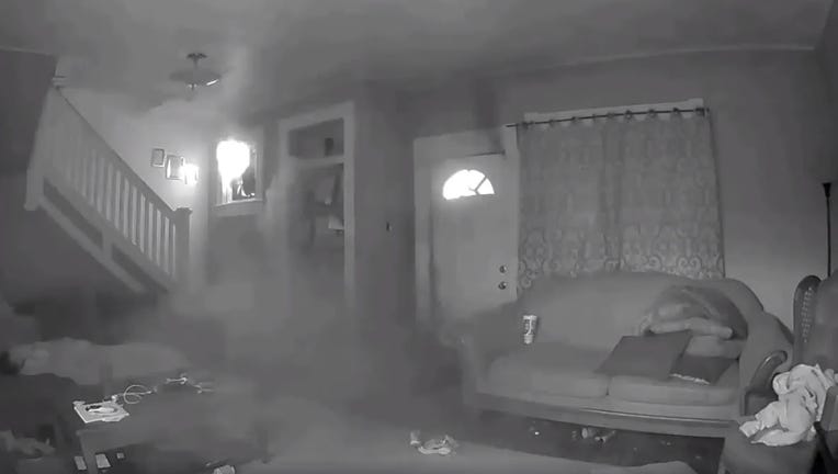 KSAZ child sleeps during fire