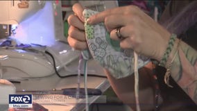 California volunteers sew hospital masks for healthcare workers