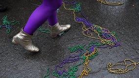 Brawl ensues after someone asks a woman to lift her shirt in exchange for Mardi Gras beads