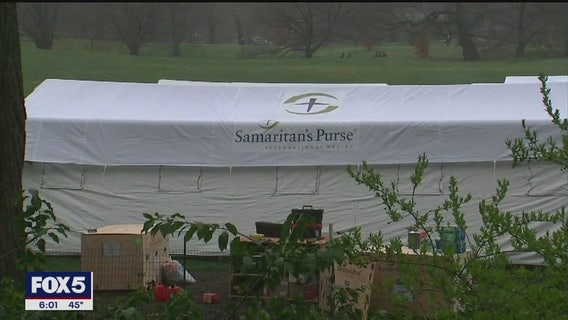 Field hospital being constructed in Central Park due to coronavirus