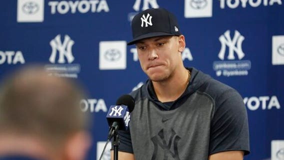 New York Yankees right fielder Aaron Judge has broken rib