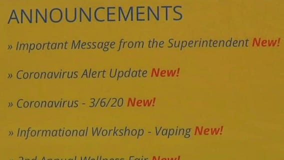 Long Island schools prepare for spread of coronavirus