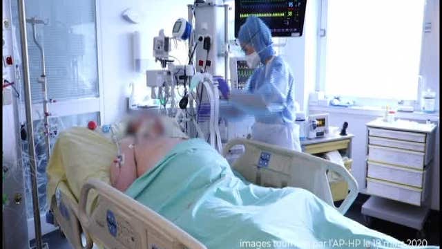 French hospital releases footage of intensive care unit helping battle coronavirus pandemic