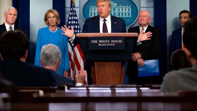 Trump, rejecting blame, warns governors to be 'appreciative'