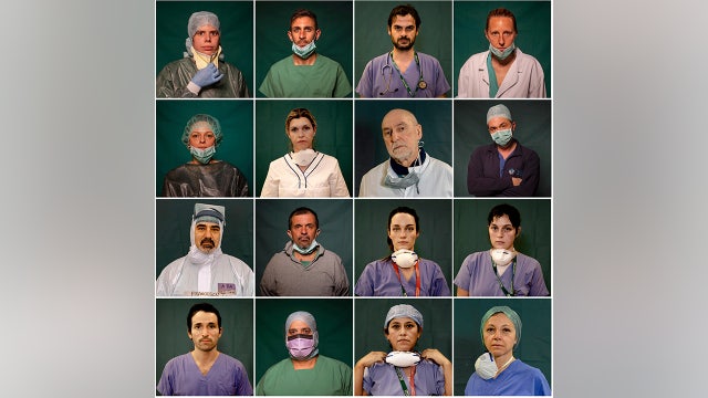 Portraits of Italy's front-line medical heroes