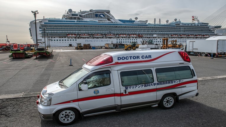 cd8dea74-Japan Screens Cruise Ship Diamond Princess For The Wuhan Coronavirus