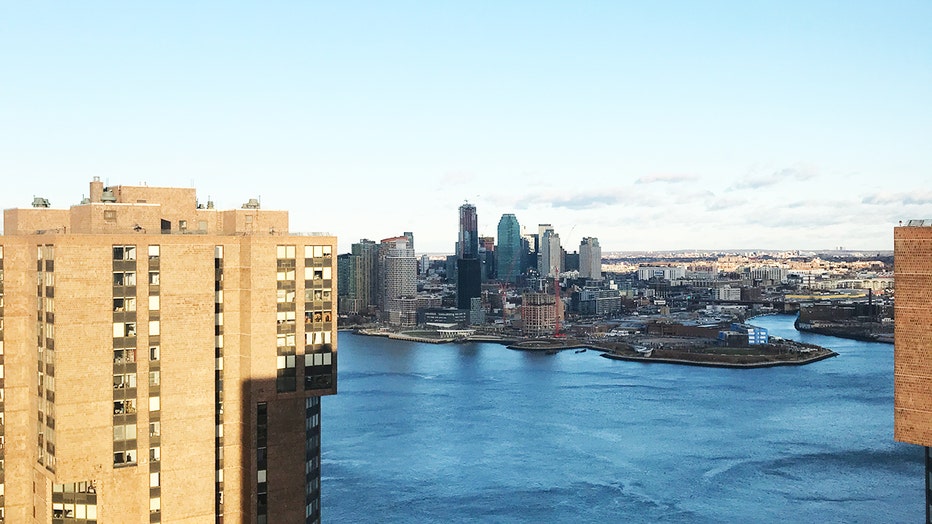 The skyline of Long Island City, Queens, seen from Manhattan