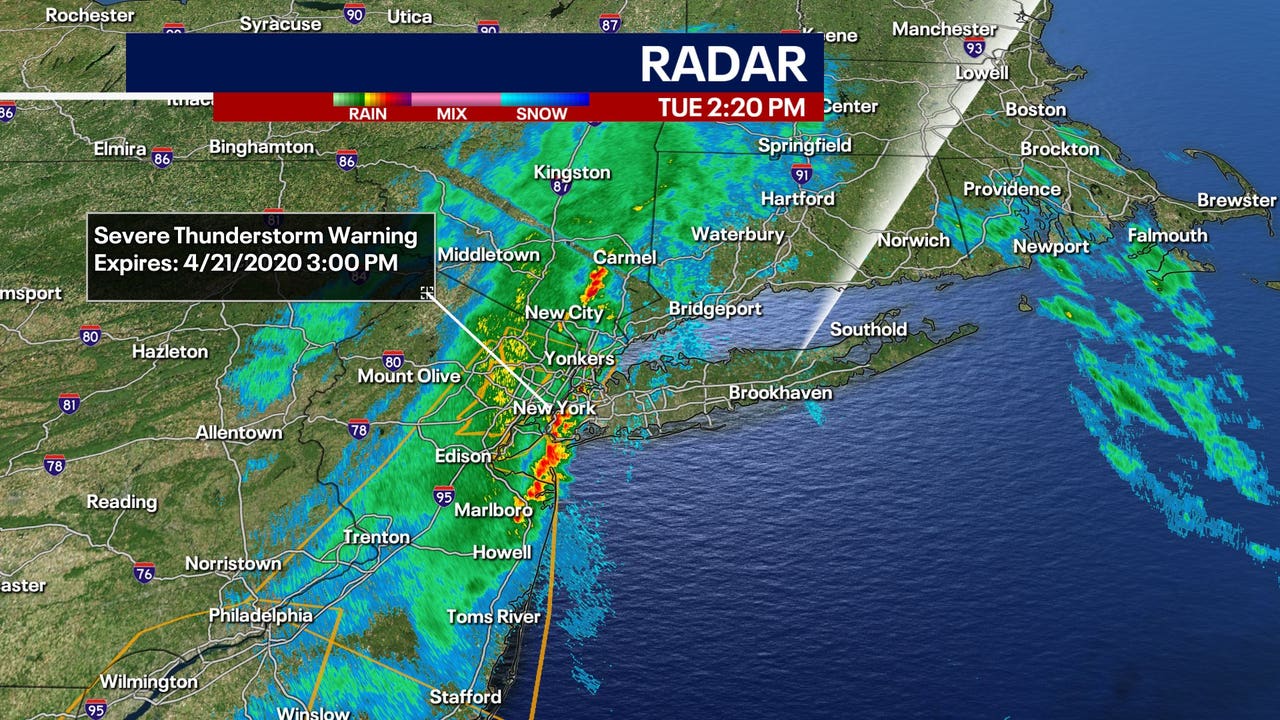 Tornado Warning expires for parts of NYC, Nassau, Westchester