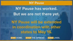 New York shutdown to continue until at least May 15