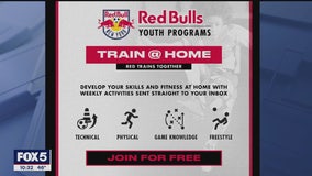 NY Red Bulls offer free online training; team captain Davis talks about group fitness