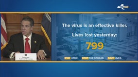 Cuomo: Virus is 'effective killer'; 799 more deaths in NY