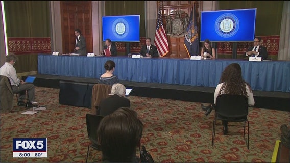 New York's virus death toll falls to lowest level in weeks