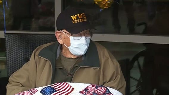 WWII veteran and coronavirus survivor celebrates his 104th birthday