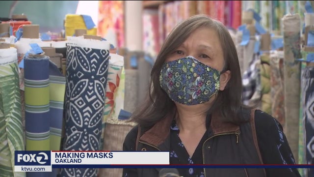 Fabric in high demand, DIY face masks on the rise