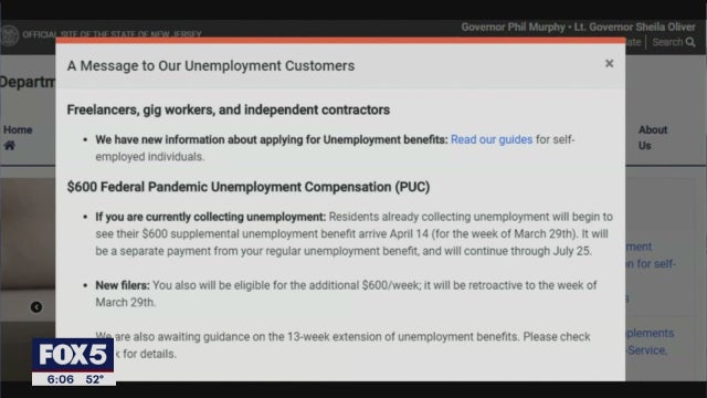 Confusion for unemployed freelance workers