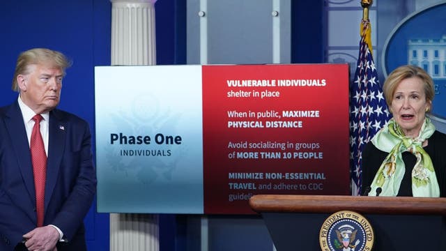 Trump gives governors 3-phase plan to reopen economy