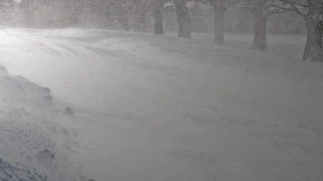 Heavy snow falls in upstate New York, surrounding region