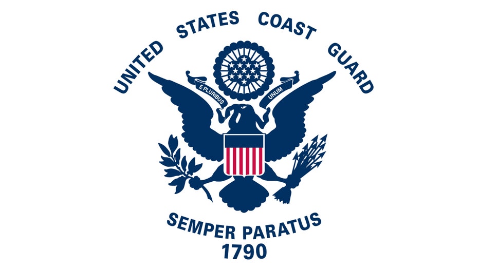 The flag of the U.S. Coast Guard