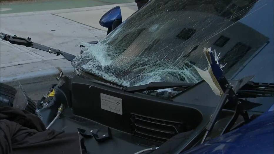 Driver goes on rampage in sports car in Manhattan