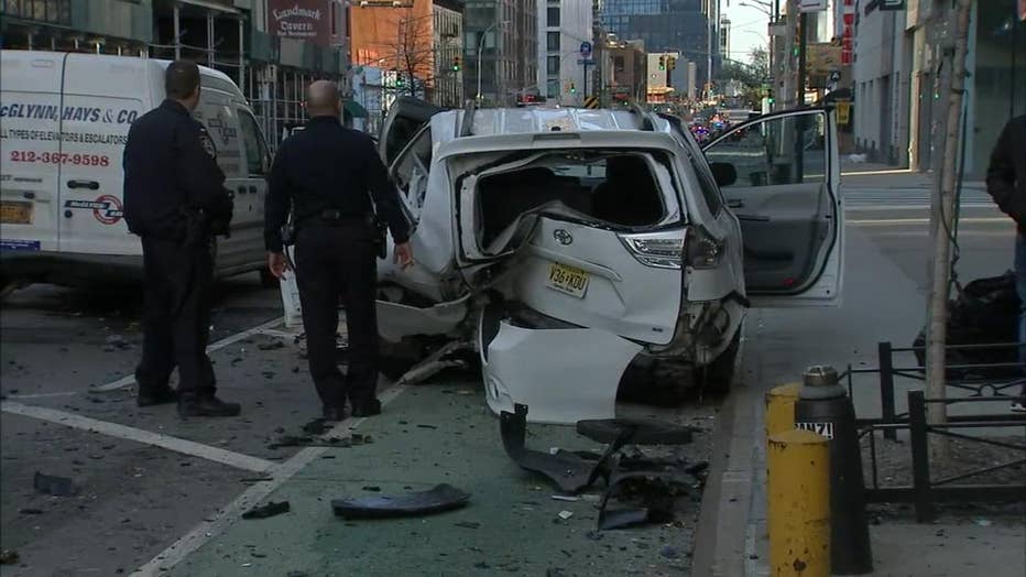 Rampage spurs calls to ban cars from New York's Times Square