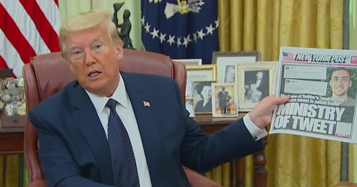 President Trump escalates war on Twitter, social media protections ...