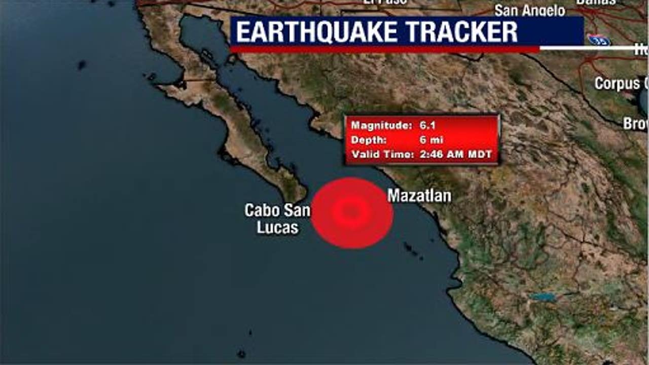 6.1magnitude earthquake strikes in ocean west of Mexico
