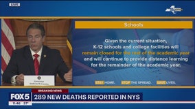 Schools across NY to stay closed for rest of academic year