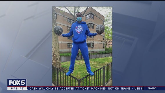 College basketball player's trick shots go viral