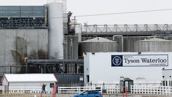 Outbreak at Tyson plant infected 1,031 workers
