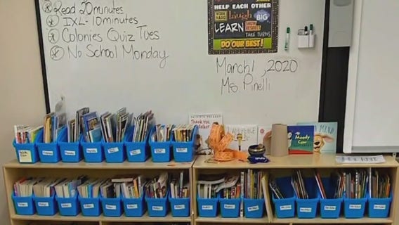 Students return to school—but just to pick up belongings