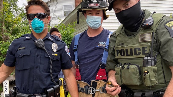 Ducklings rescued from a storm drain on Long Island