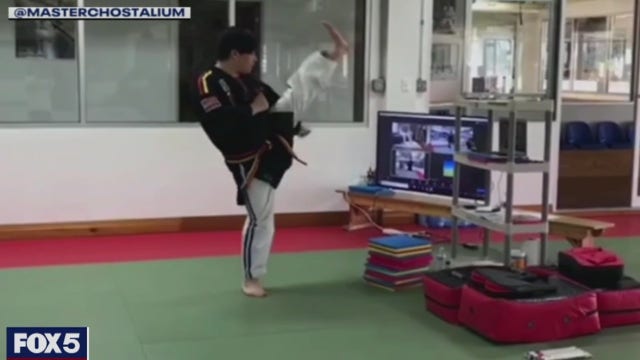 Online extra-curricular gym classes provide a measure of routine