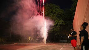 New Yorkers fed up with fireworks gather at Gracie Mansion