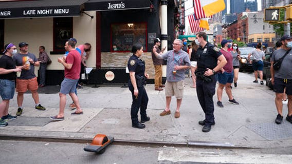 Street gatherings bring joy in Hell's Kitchen in pandemic