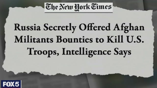 Trump under pressure over Russia's bounties to kill American troops