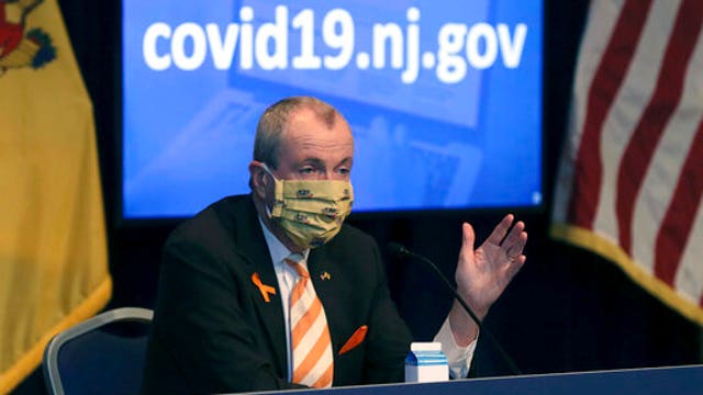 NJ governor questioned about attending rallies during stay-at-home order