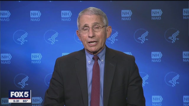 Dr. Fauci says we should have COVID-19 vaccine by 'the beginning of this coming year'