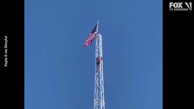 Man arrested after climbing amusement ride at Casino Pier