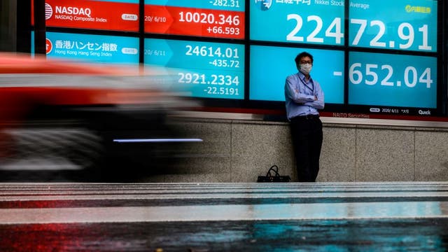 Stocks sink, reversing recent gains, as virus cases spike