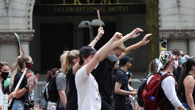 As Trump blames antifa, protest records show scant evidence