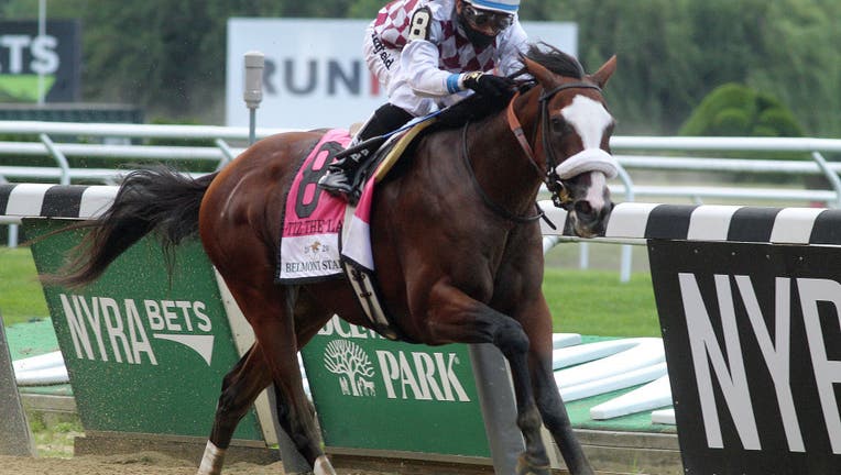 Ny Bred Tiz The Law Wins Barren Belmont Stakes