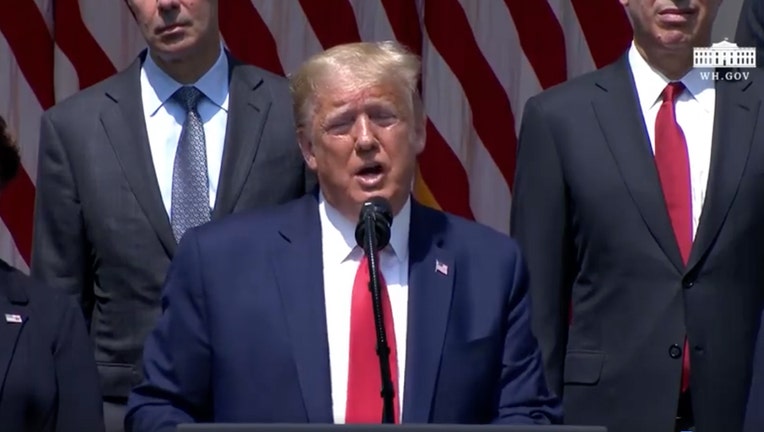 President Trump speaking