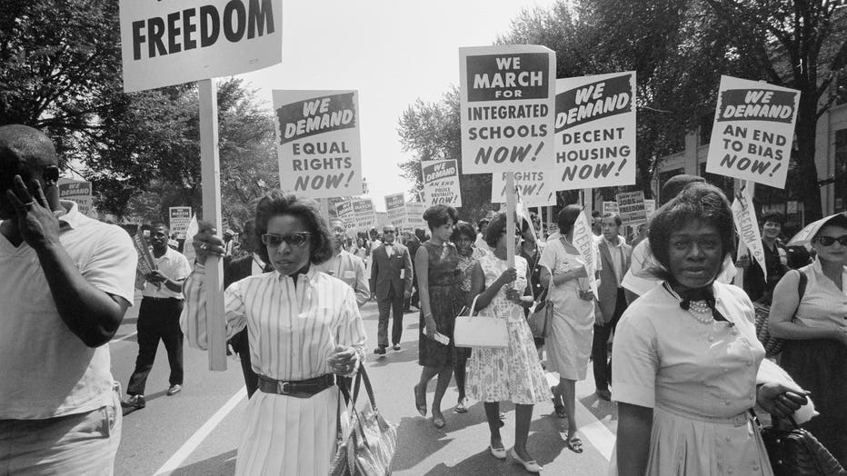 Civil Rights March, Washington DC USA, Warren K Leffler, August 28, 1963