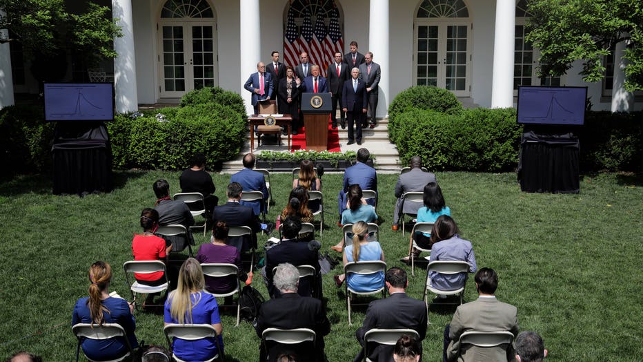 6ac48657-President Trump Holds A Press Conference At The White House
