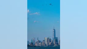 Fourth of July 'Salute to America' Flyover Passes Over New York City